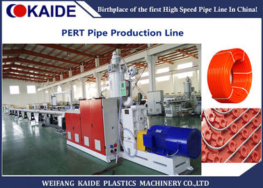 خط تولید لوله های پلاستیکی HDPE سرعت ماشین اکستروژن پلی اتیلن 35m / min