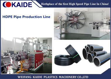 دستگاه 20-110 میلی متر 3 لایه HDPE دستگاه اکستروژن آبیاری / ماشین تولید لوله های HDPE چند لایه 20-110 میلیمتر KAIDE